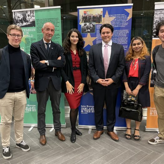 Prof. Lamont’s IR of Europe students attended “Into Europe: Ireland and the EU”